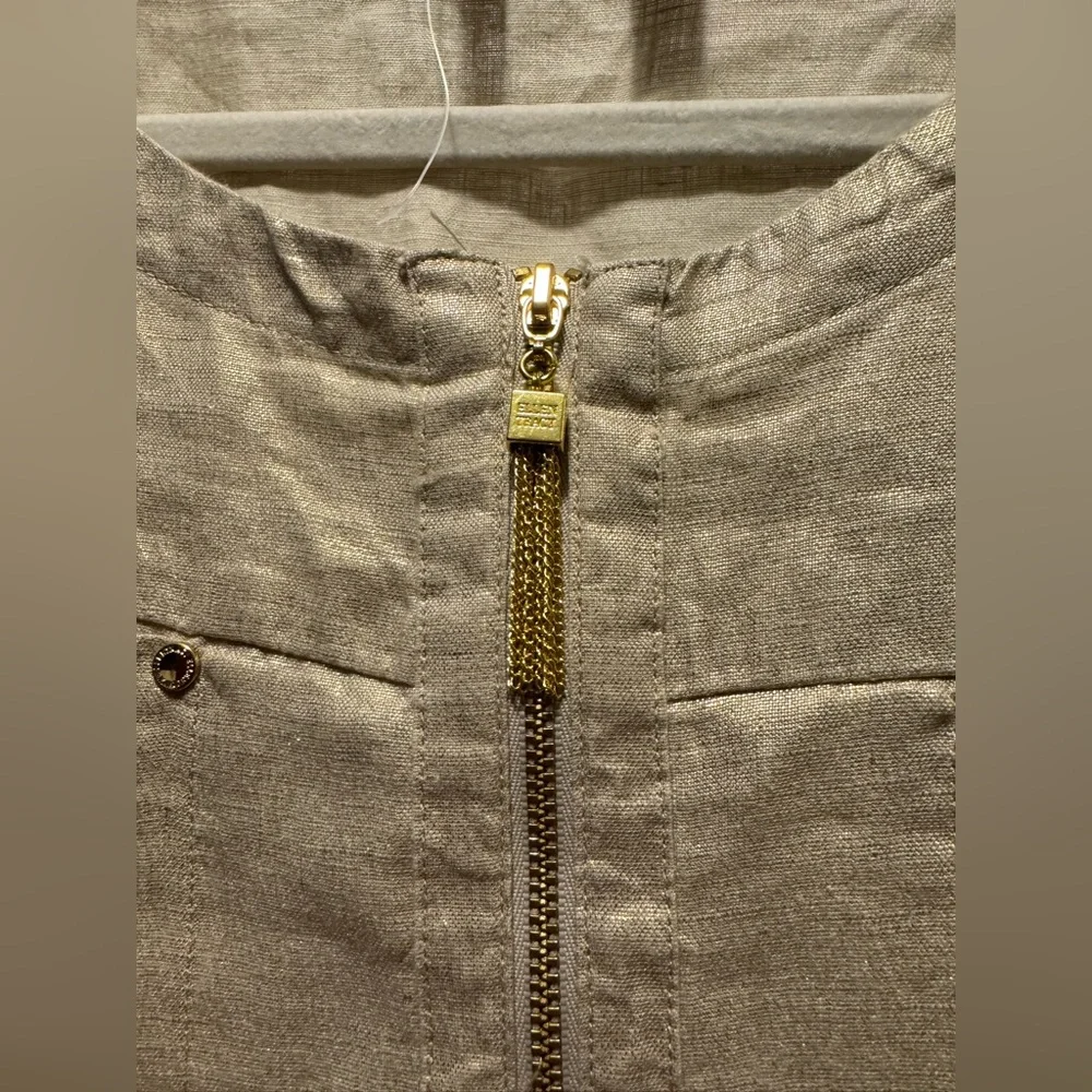 Ellen Tracy Gold Short Sleeve Women's Top Size S - Picture 8 of 15